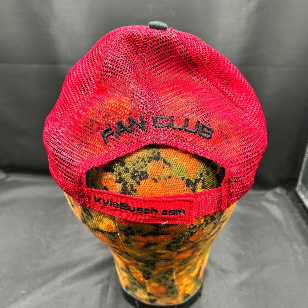 The Game Kyle Busch Hat NASCAR‎ Trucker Cap Fan Club KBM Racing Mesh One Size - Picture 3 of 7